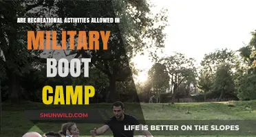 Recreational Activities in Military Boot Camp: Are They Permitted?