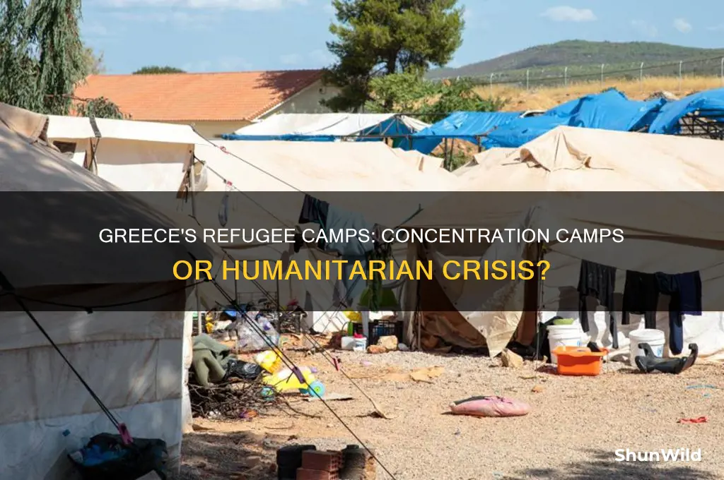 are refugee camps in greece concentration camps