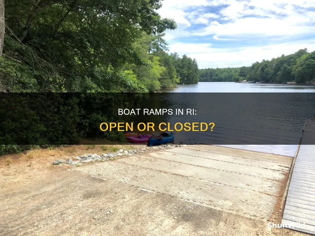 are ri boat ramps open