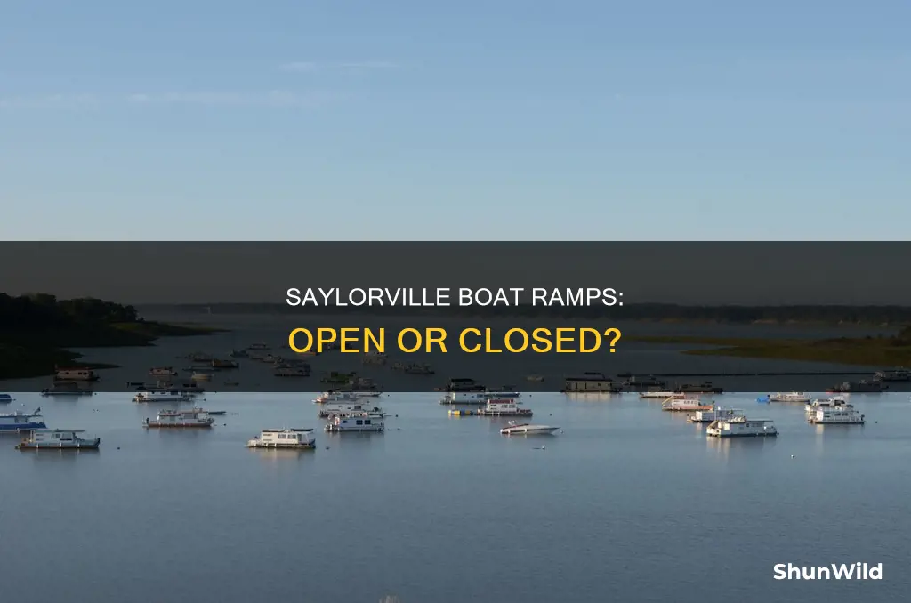 are saylorville boat ramps open