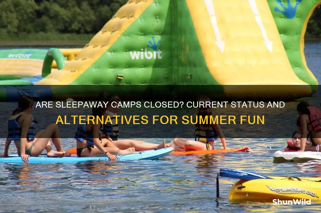 are sleepaway camps closed