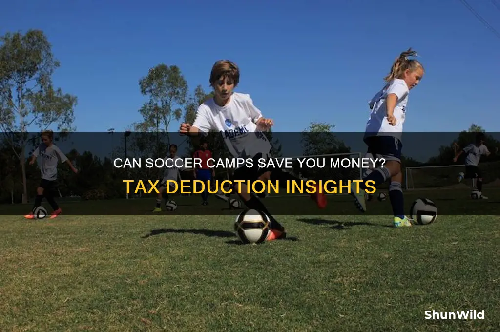 are soccer camps tax deductible
