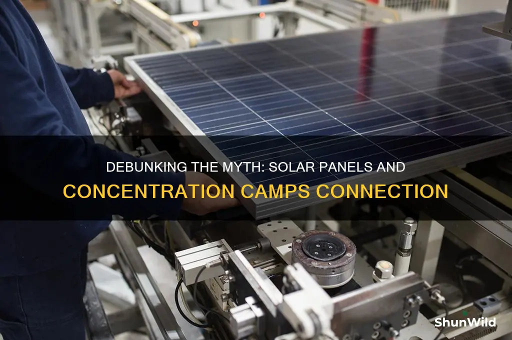 are solar panels made in concentration camps