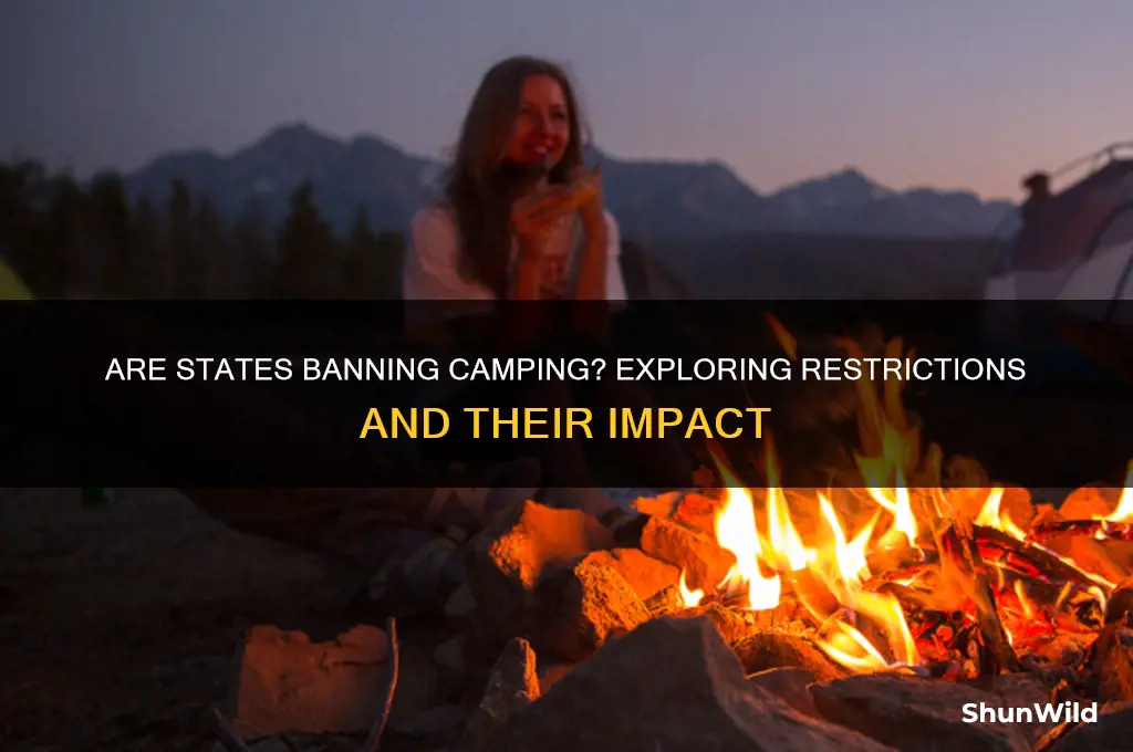 are states banning camping