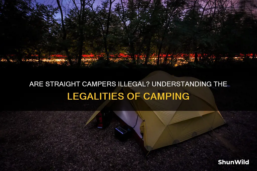 are straight campes illegal