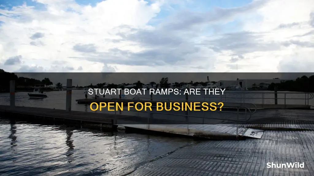 are stuart boat ramps open