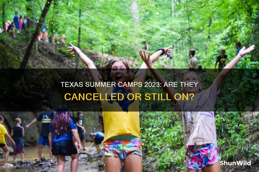 are texas summer camps cancelled