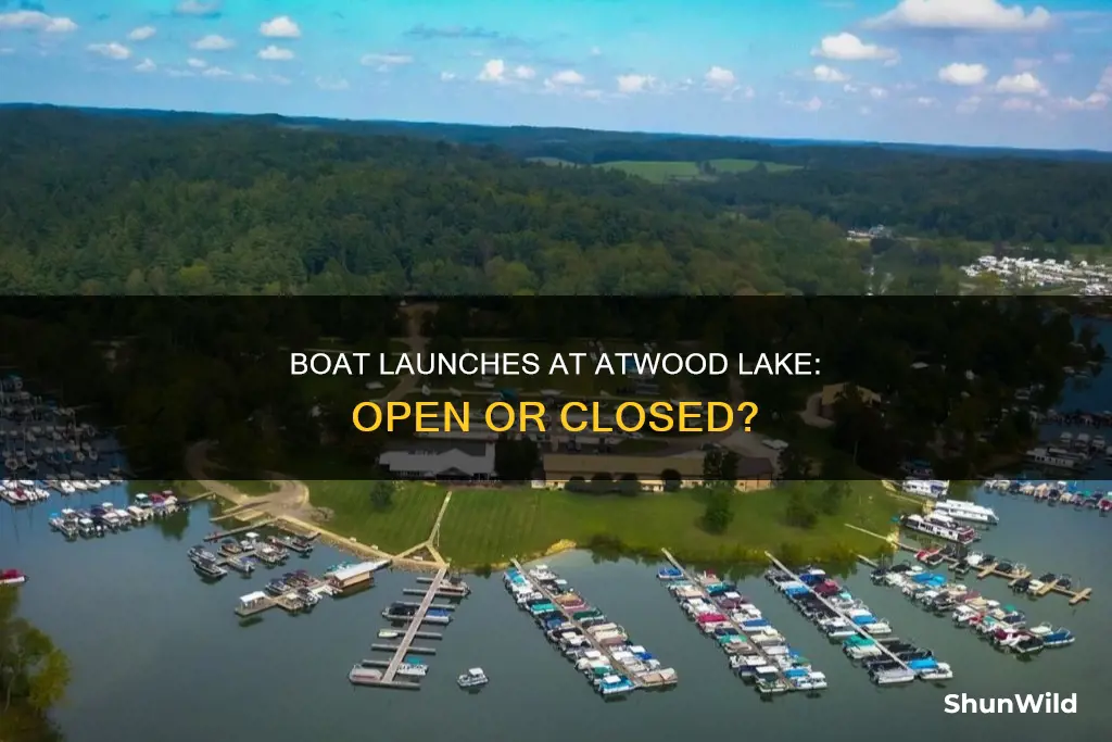 are the boat launches open at atwood lake