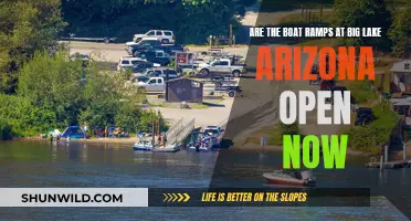 Boat Ramps at Big Lake Arizona: Open or Closed?