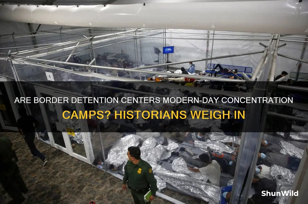 are the border detention centers for concentration camps historian