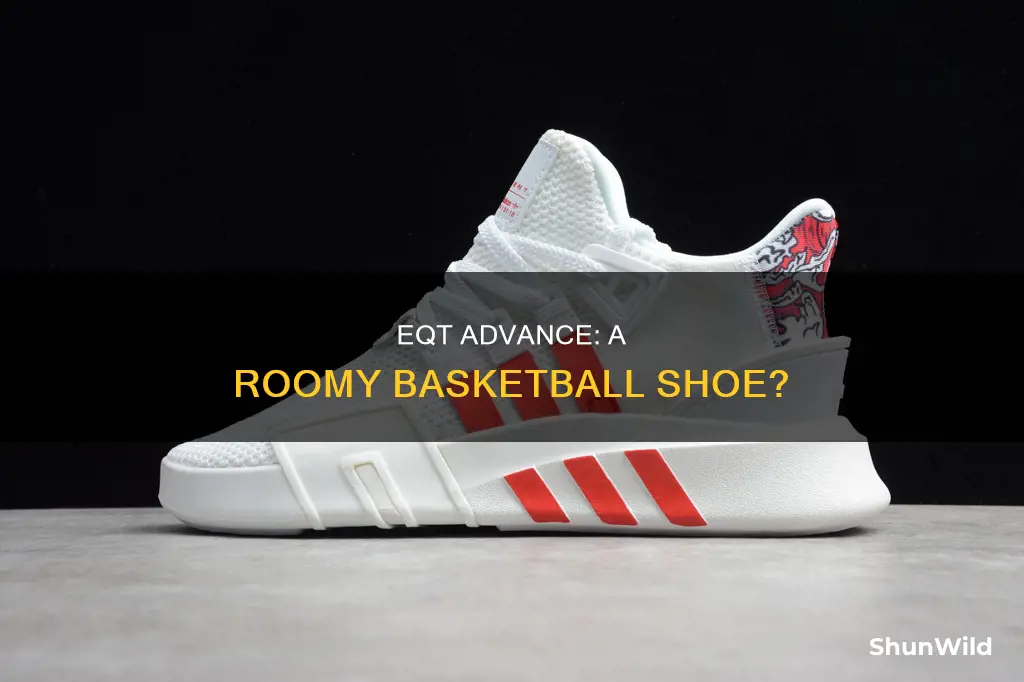 are the eqt advance basketball cut large