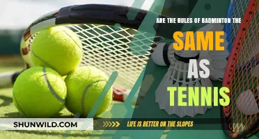 Badminton vs Tennis: Similar Rules?