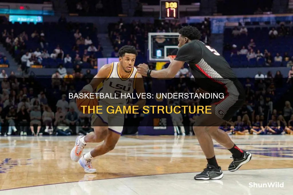 are there 2 halves in basketball