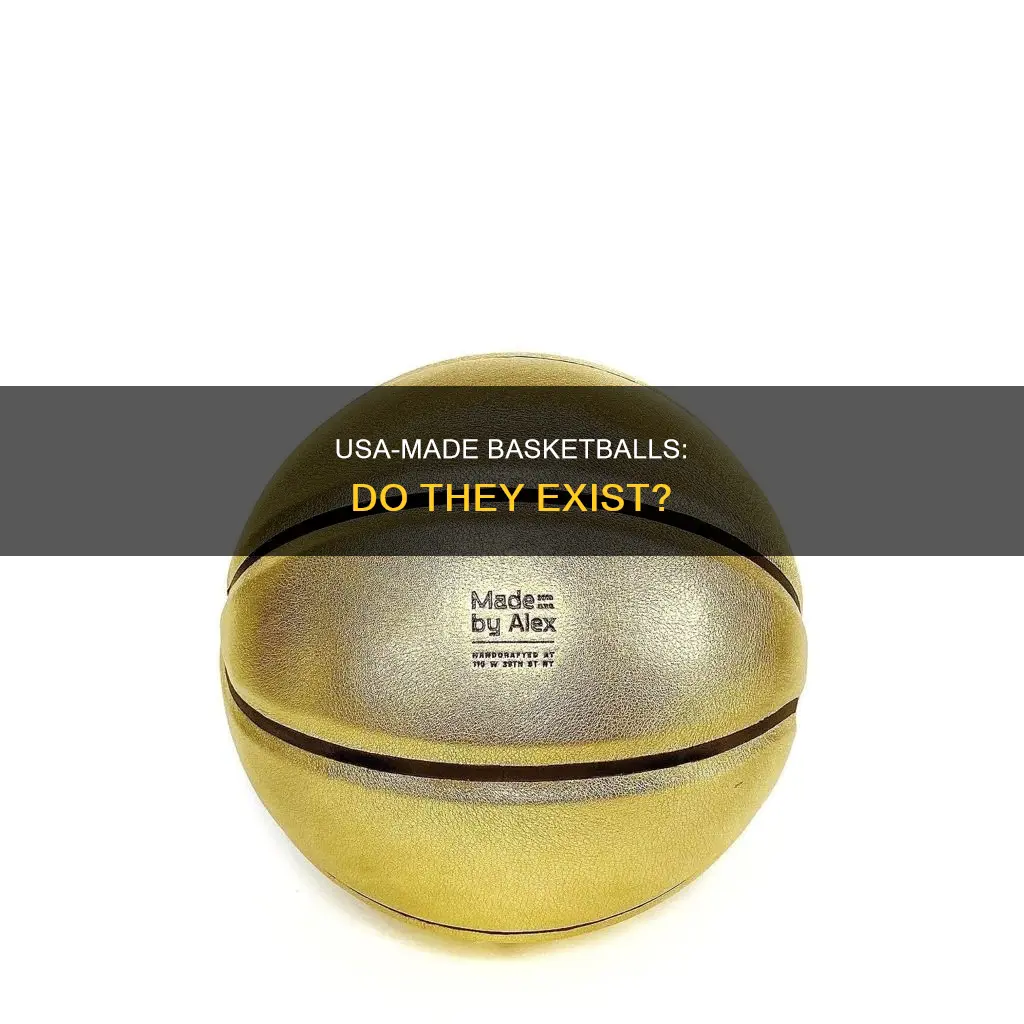 are there any basketballs made in usa