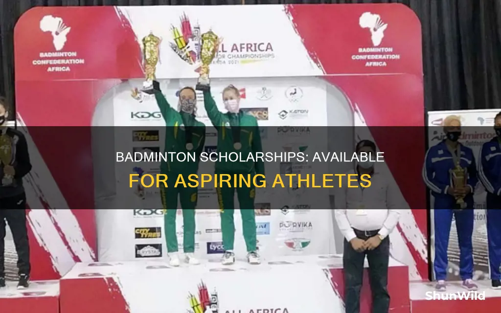 are there badminton scholarships