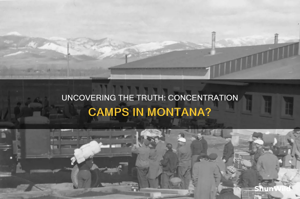 are there concentration camps in montana
