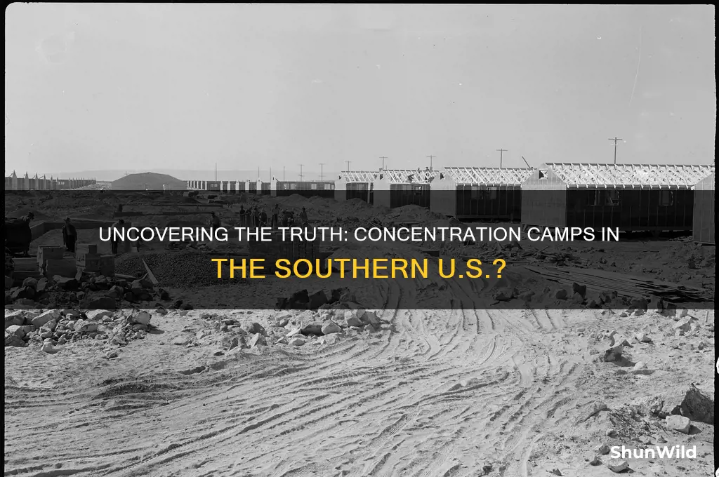are there concentration camps in southern u s