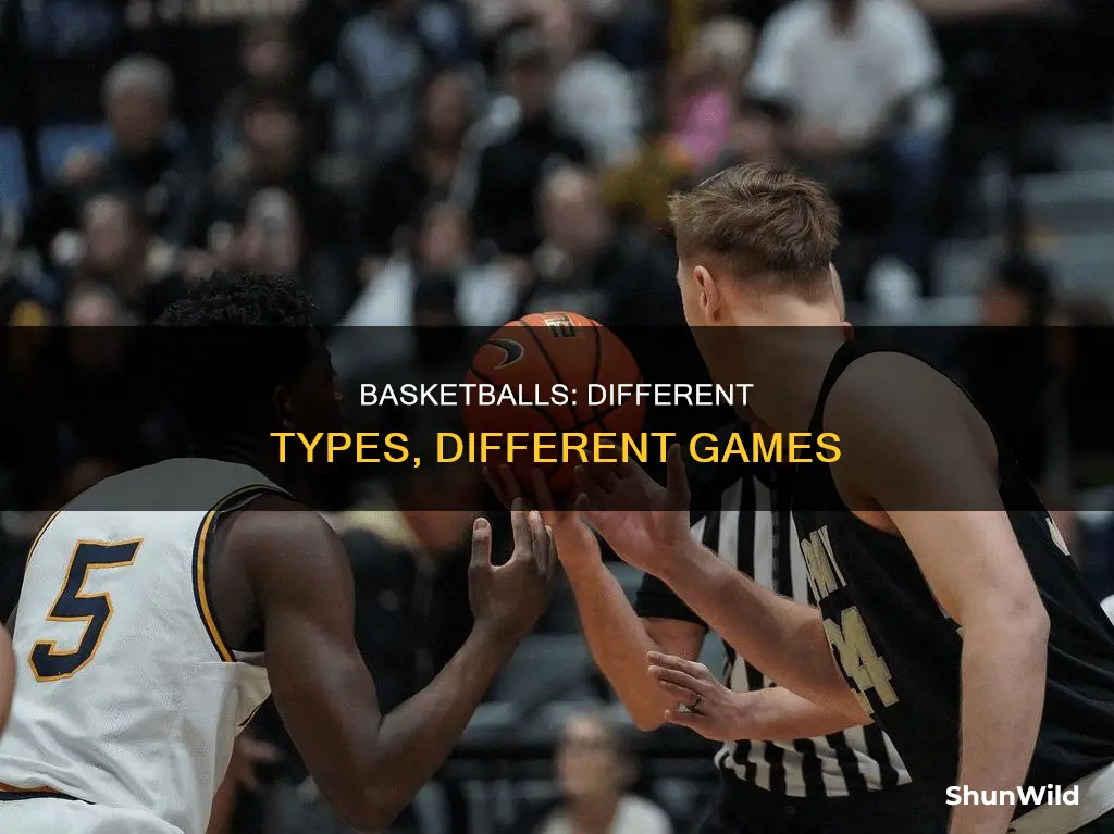 are there different types of basketballs
