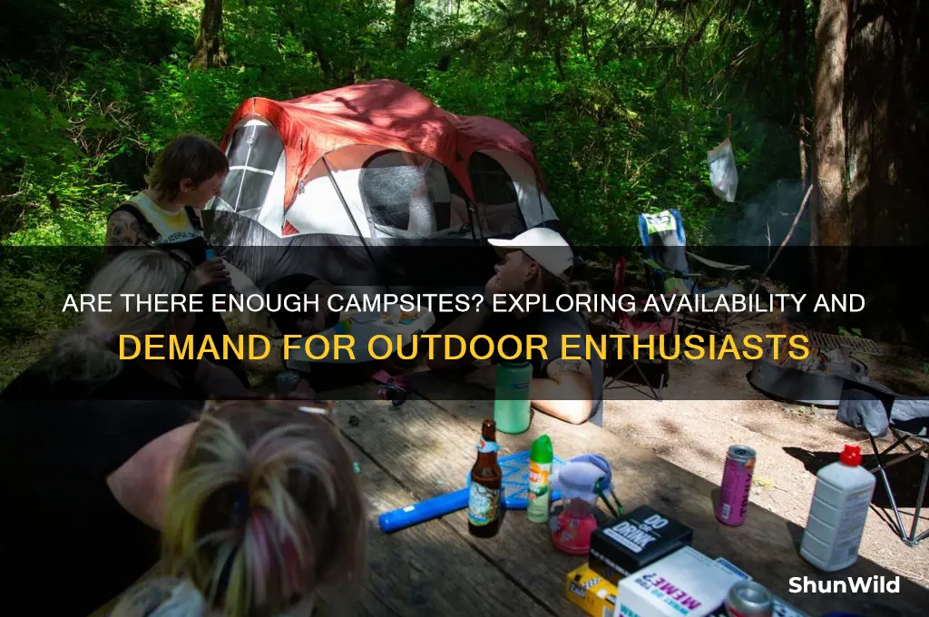 are there enough camp sites