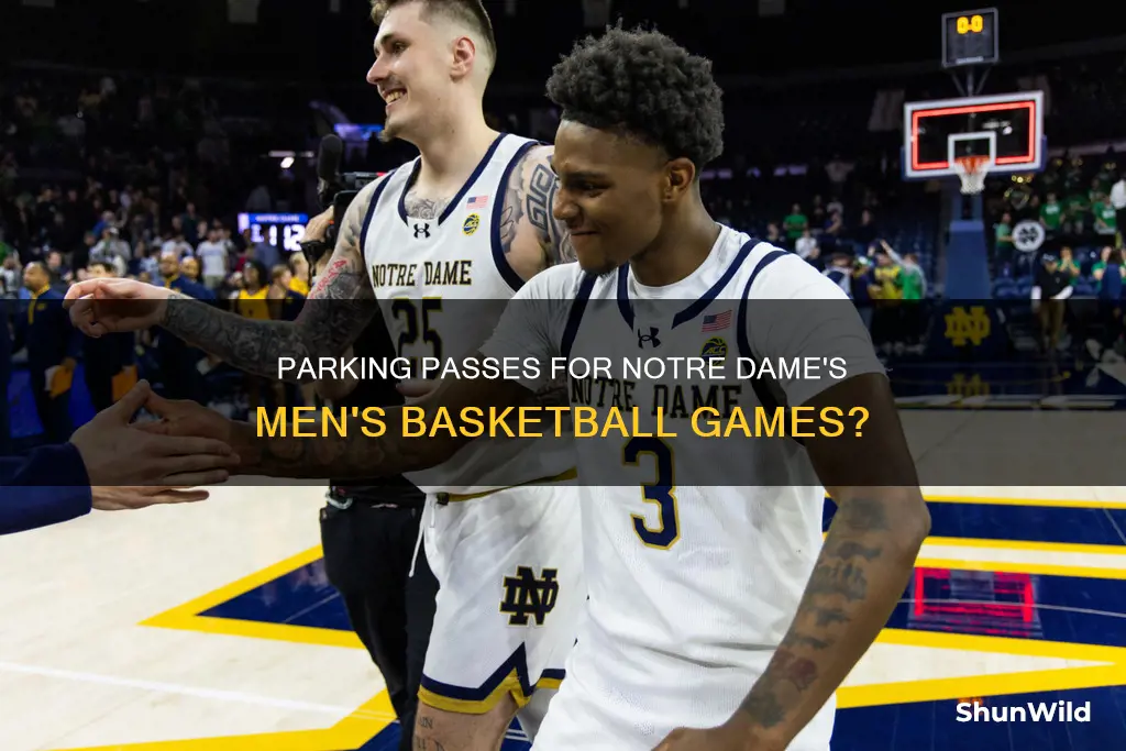 are there oarking oasses for notre dame mens basketball
