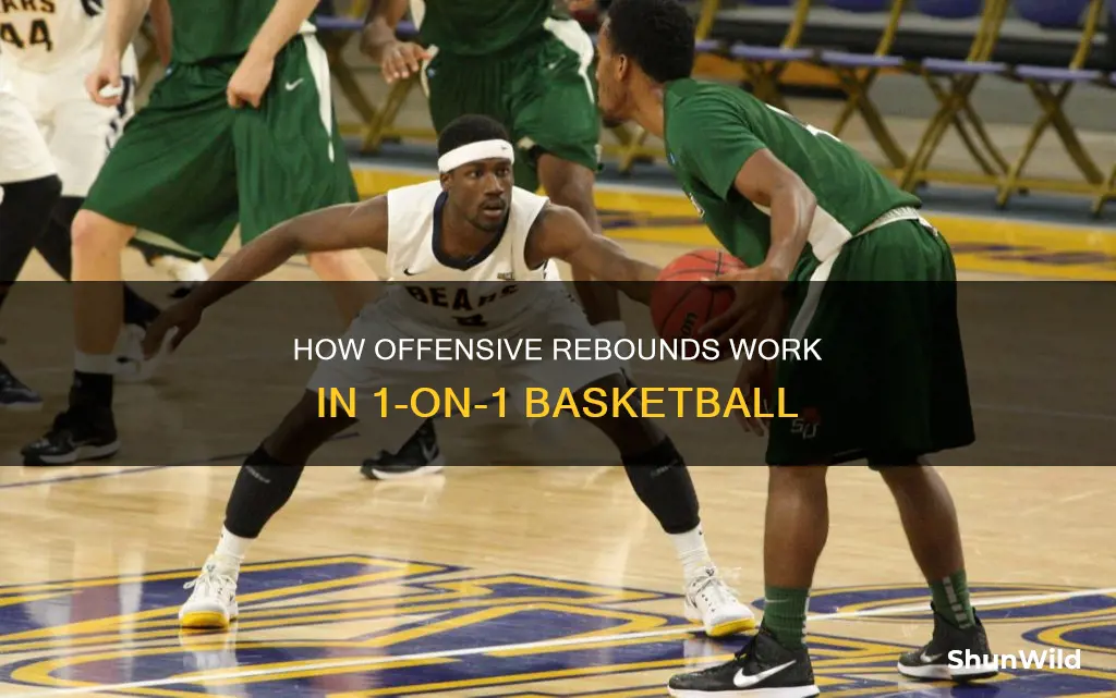 are there offensive rebounds in 1 on 1 basketball