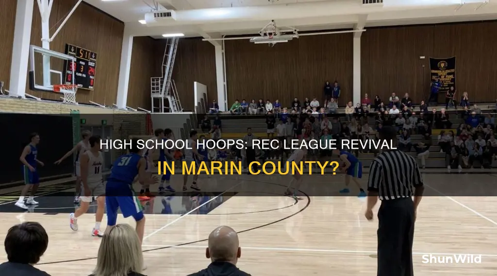 are there rec leagues for high school basketball marin county