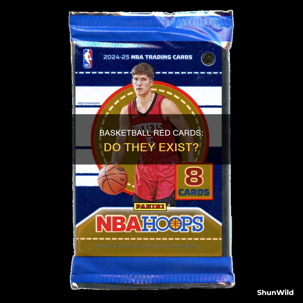 are there red cards in basketball