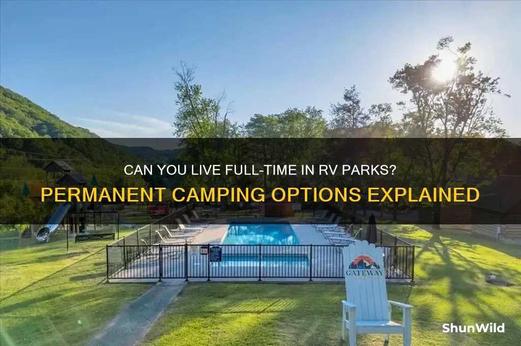 are there rv camps you can stay at permanently