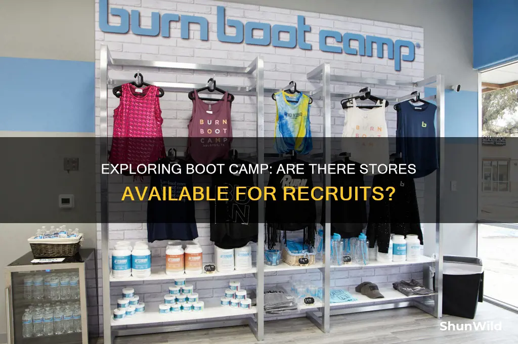 are there stores on boot camp