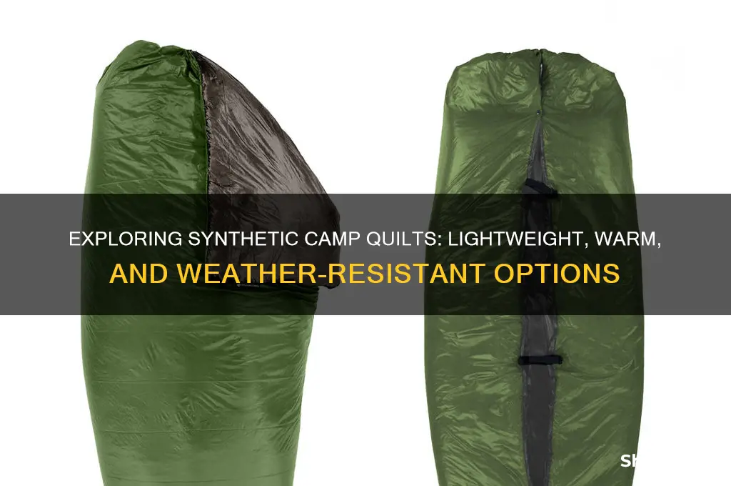 are there synthetic camp quilts