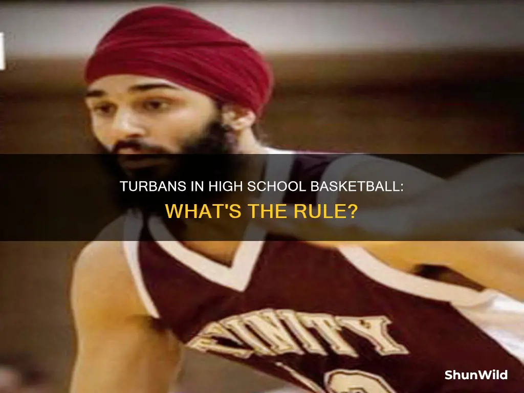 are turbans allowed in high school basketball