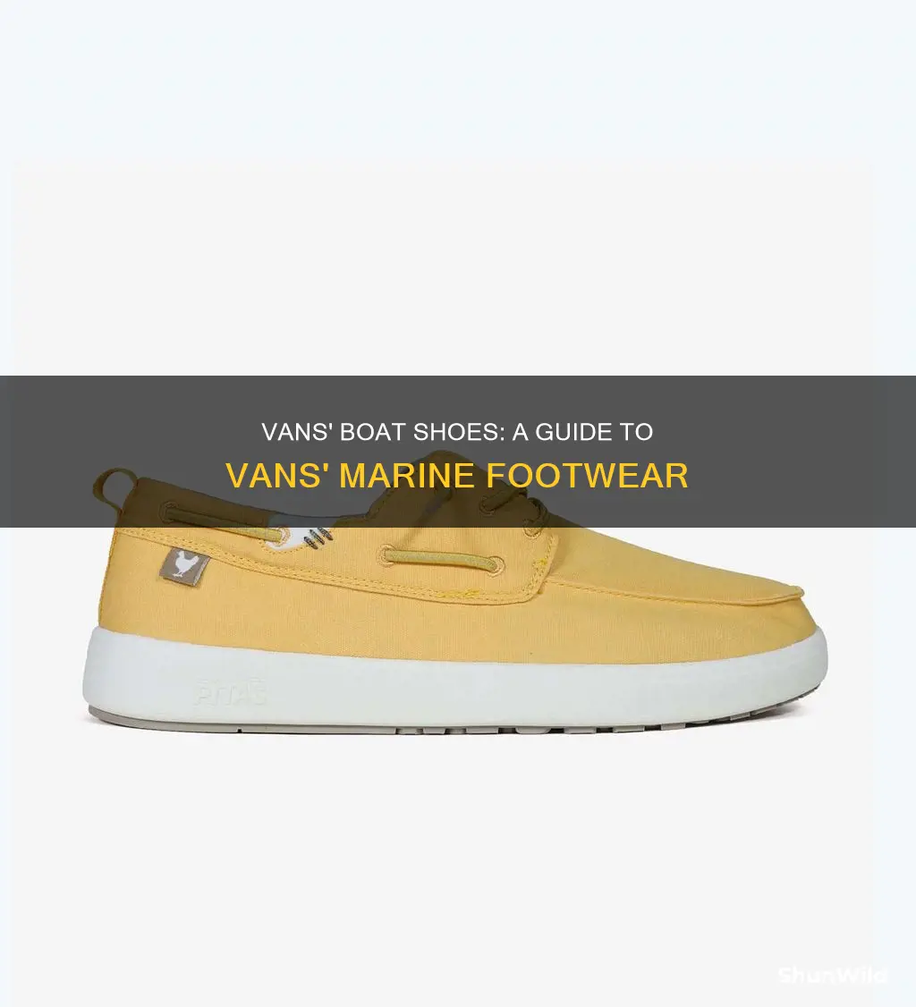 are vans boat shoes