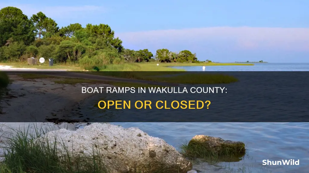 are wakulla county boat ramps open