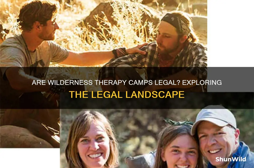 are wilderness therapy camps legal