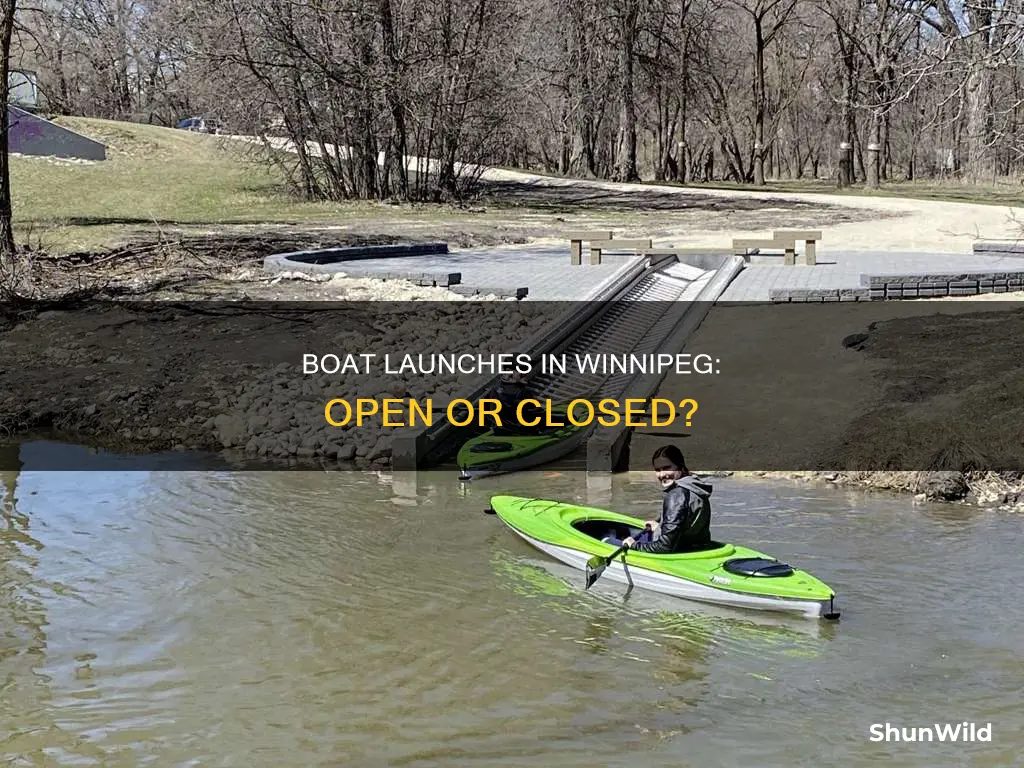 are winnipeg boat launches open