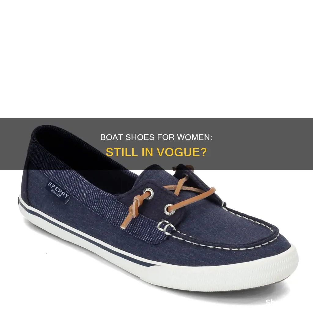 are womens boat shoes in style