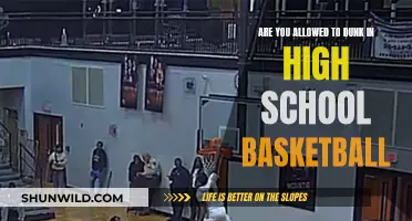 Dunking in High School Basketball: What's the Rule?