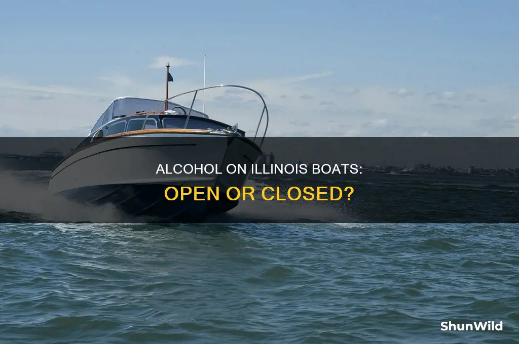 are you allowed to have open alcohol in boat illinois