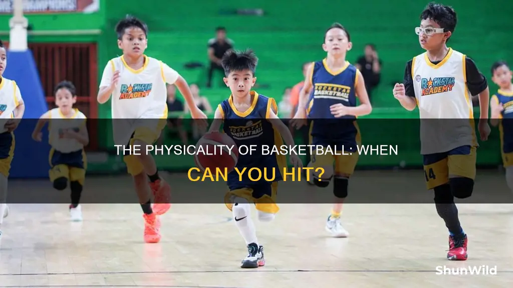 are you allowed to hit people in basketball