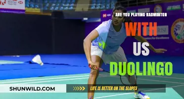 Duolingo's Badminton Game: Who's Playing?