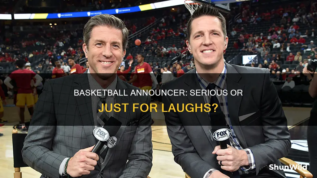 are you serious basketball announcer