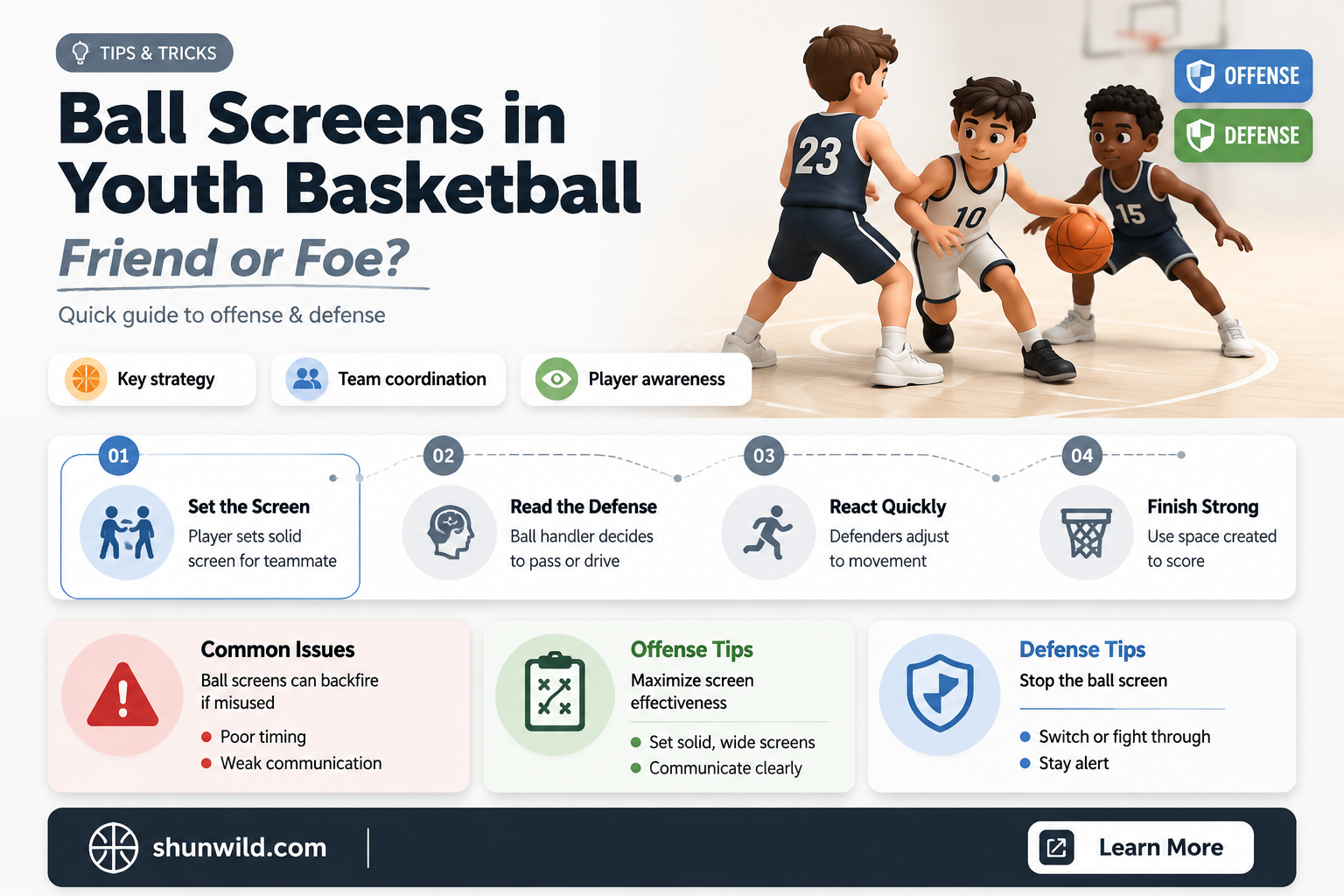 are ball screens bad for youth basketball
