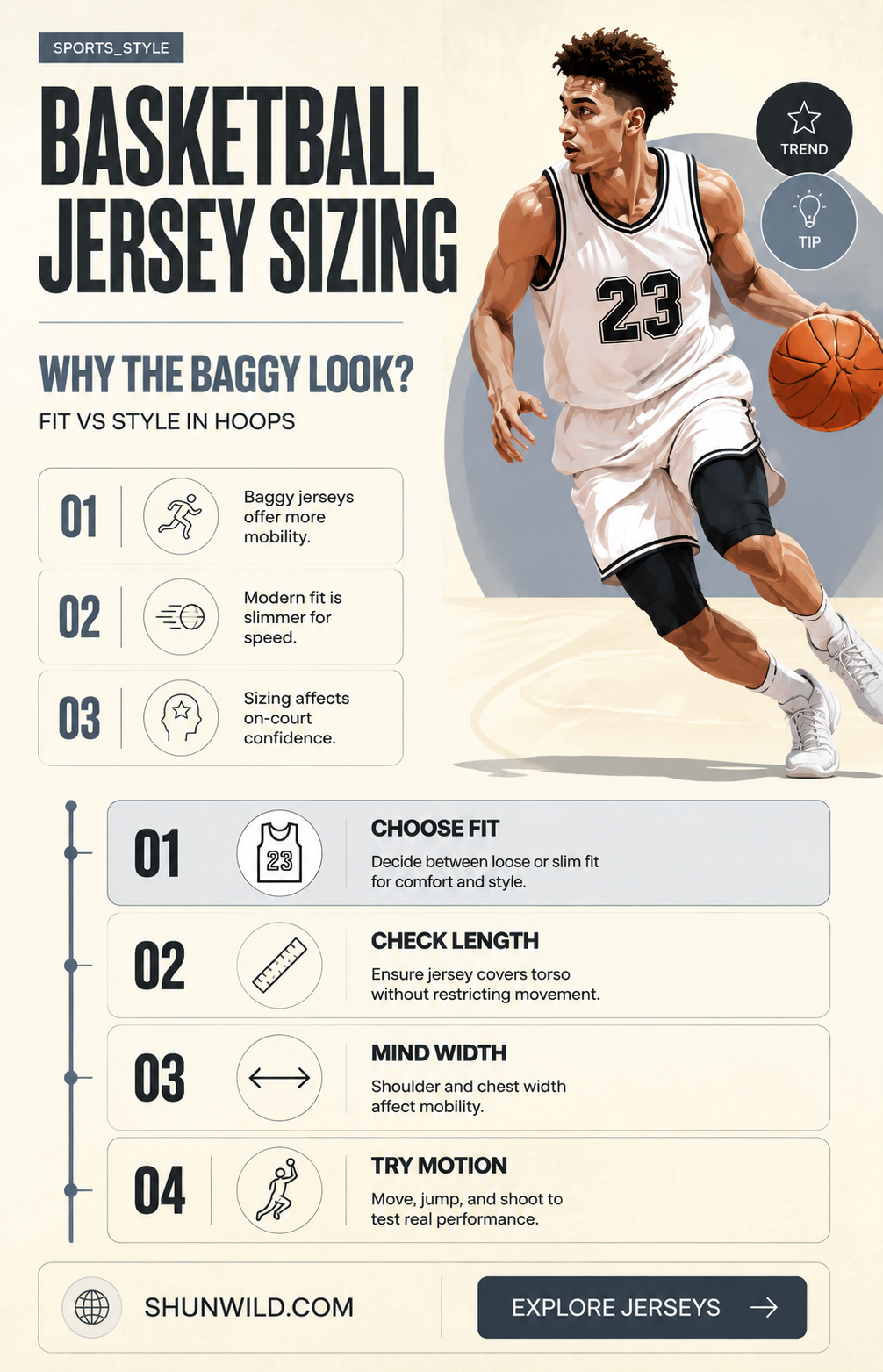 are basketball jerseys supposed to be big