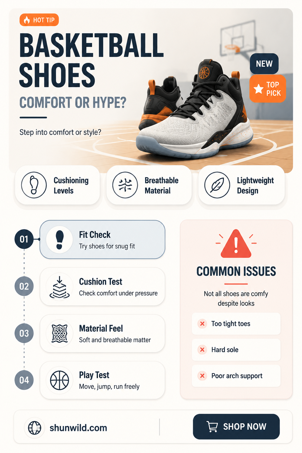 are basketball shoes comfortable