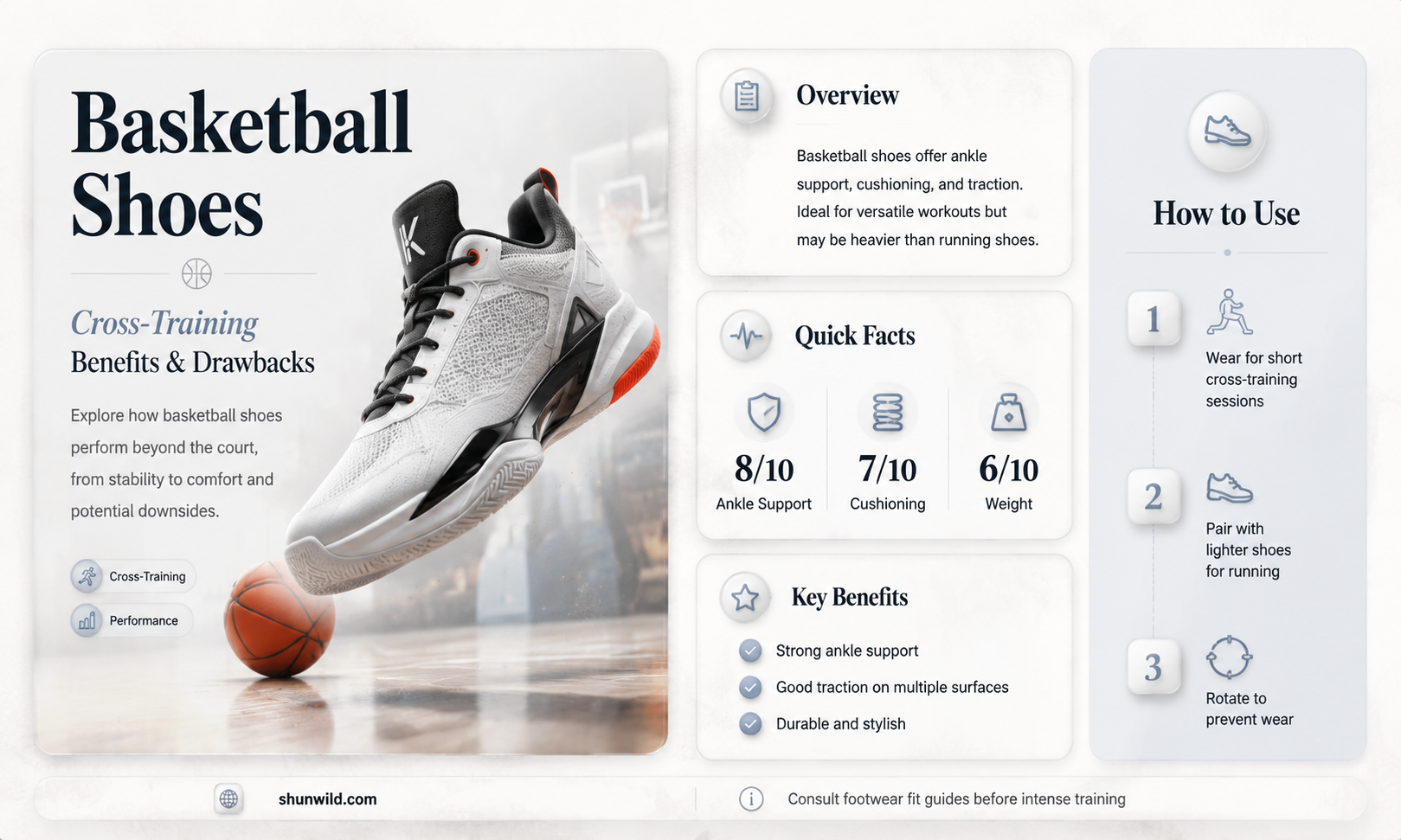 are basketball shoes good for cross training
