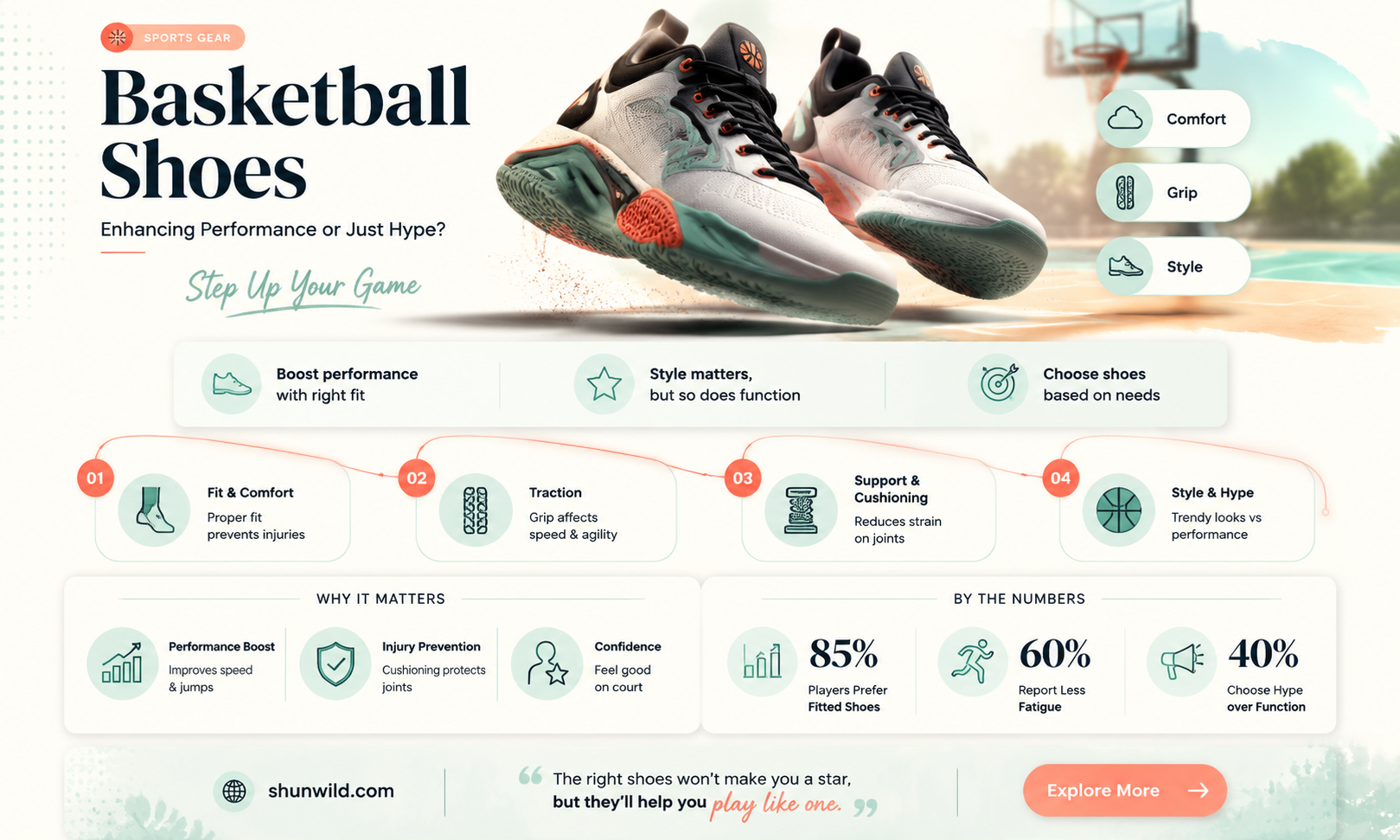 are basketball shoes actually good for basketball