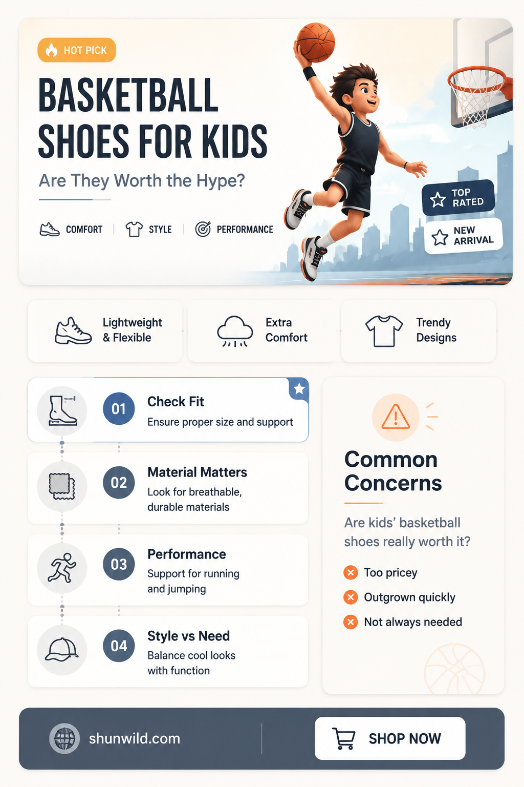 are basketball shoes necessary for kids basketball