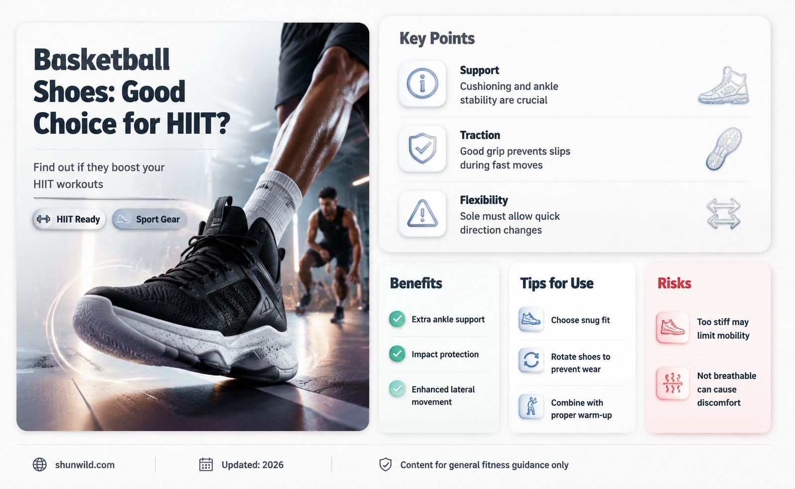 are basketball shoes good for hiit