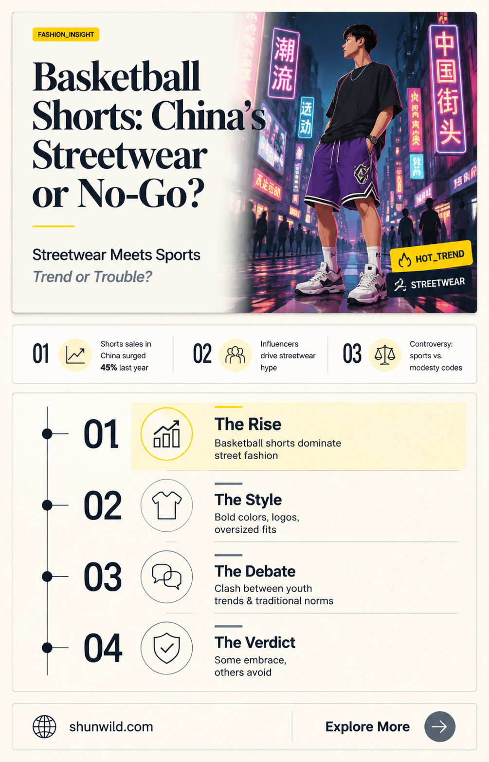 are basketball shorts acceptable in china