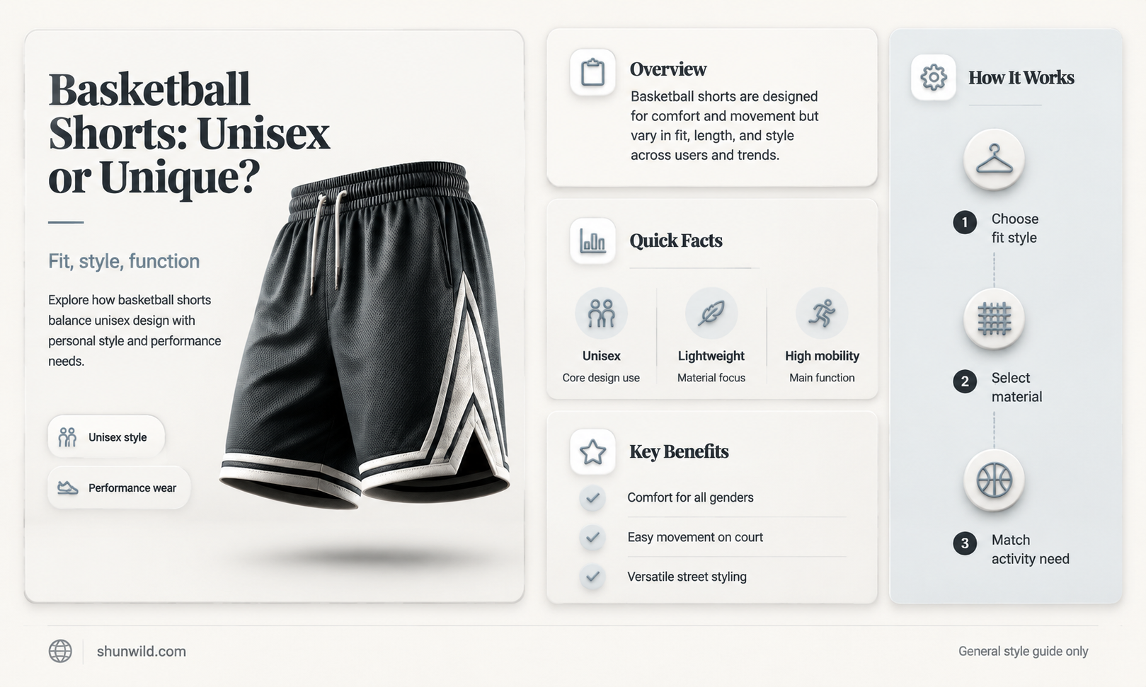 are girls and boys basketball shorts the same